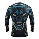 PRIDE OR DIE wolfpack v3 long sleeve RASHGUARD - BLACk